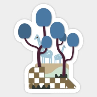 Girath & Blue Trees Sticker